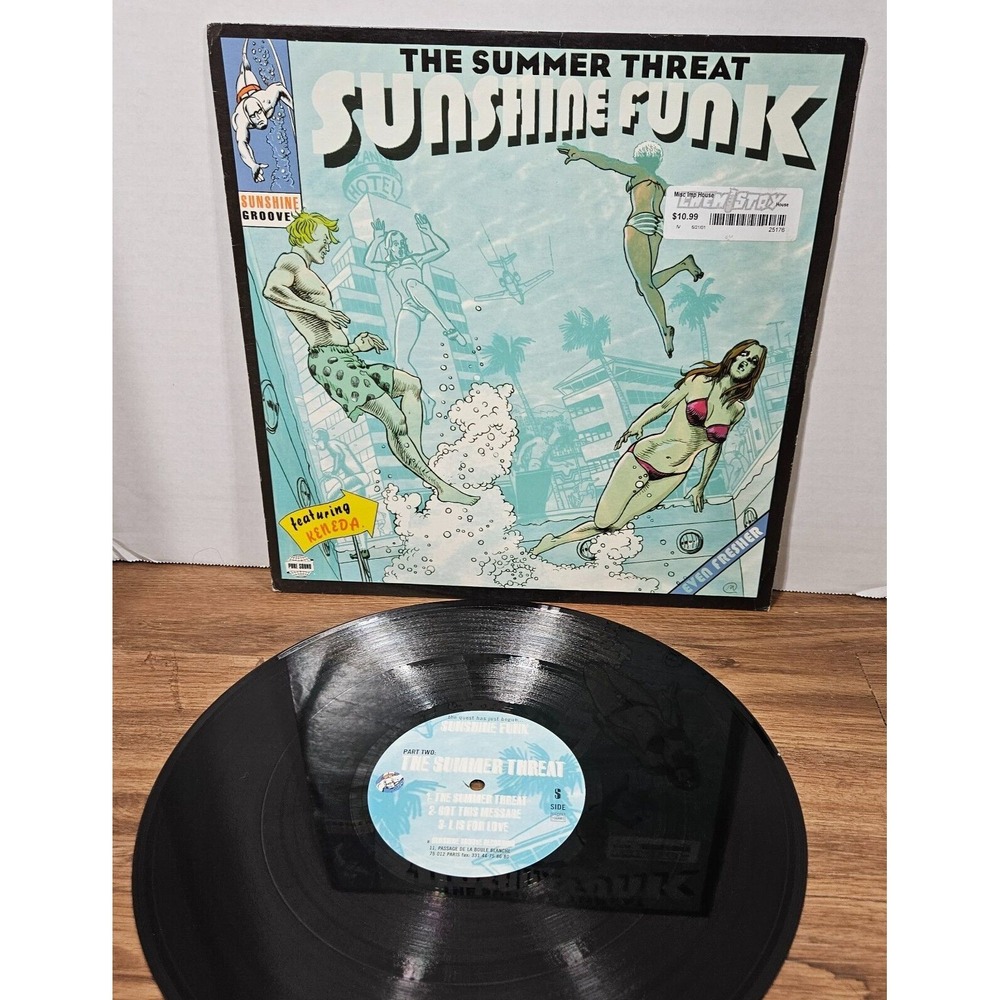 Sunshine‎ Funk – The Summer Threat 1998 Sunshine Groove SUN FUNK 02 Vinyl EX/EX